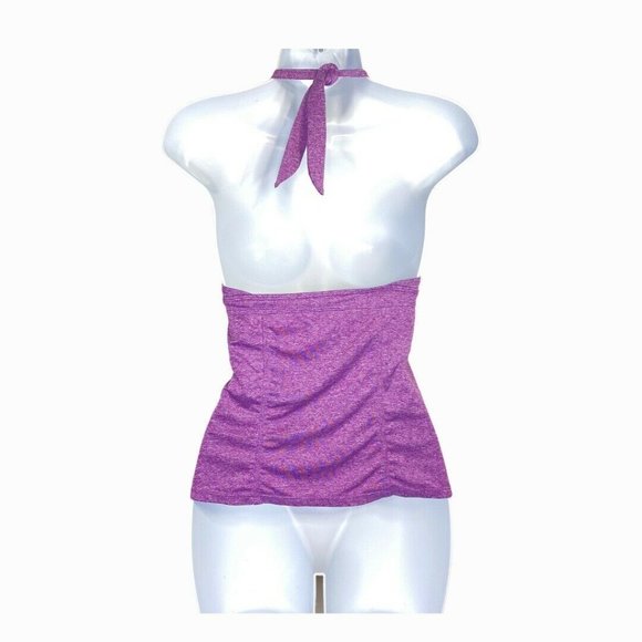 ATHLETA Halter Tank Top Swim Tankini Workout S - Picture 2 of 9